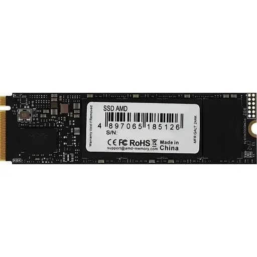 Накопитель внутренний SSD (NVMe) AMD R3MP41024G8 1Tb PCIe Gen4x4 M.2 2280 - фото 1