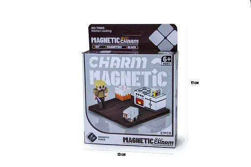 Конструктор магнітний Charm Magnetic, 9965, 27 деталей