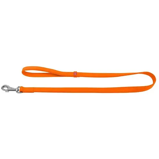 Повідець для собак Waudog Glamour шкіряний, помаранчевий - фото 2