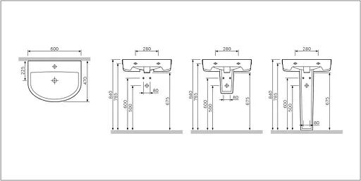 Раковина AM.PM Bliss L (C534321WH) - фото 5
