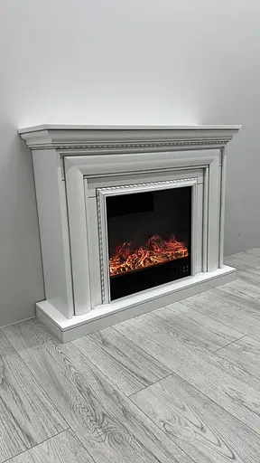 Електричний камін Elizabet Silver Bluetooth звук потріскування дров 1500Вт (10080127) - фото 4