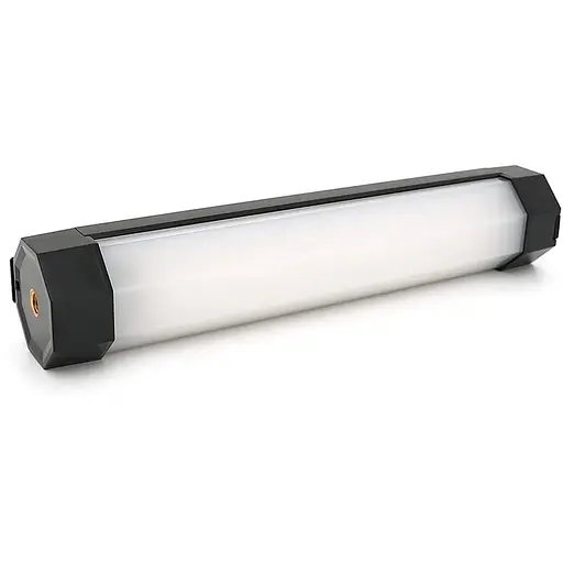 Лампа для кемпинга LUXCEO P200RGB, 6W, 12 режимов, пульт, корпус-пластик+металл, водостойкий, ip44, встроенный аккум 4000mAh, USB кабель, 6000K, BOX