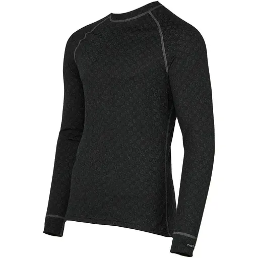 Термосветр Thermowave Merino Xtreme Long-Sleeve L Чорний - фото 2