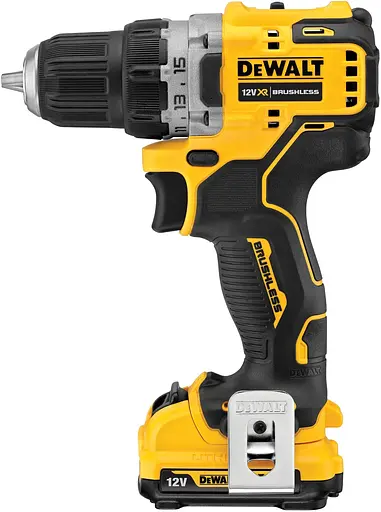 Дрель-шуруповерт бесщеточный DeWalt XR Li-Ion 12В акб 2х2 А/ч 57.5 Нм 425-1500 об/мин патрон 10 мм ЗП кейс 1.1 кг - фото 5
