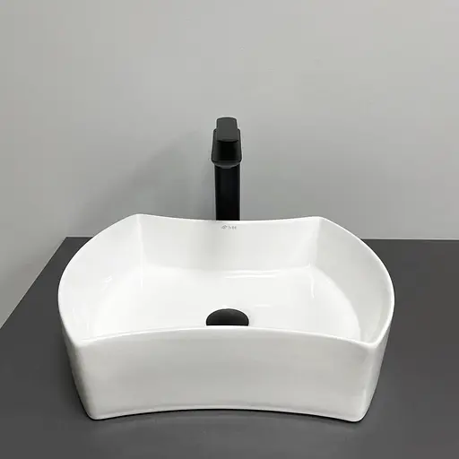 Умивальник VBI Talone white накладний VBI-017400, Білий - фото 3