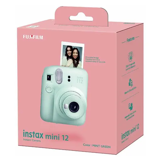 Набор камера Fujifilm Instax Mini 12, Фотобумага 50 шт, Чехол, Фотоальбом 108 фото Зеленый - фото 6