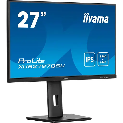 Монитор 27" Iiyama XUB2797QSU-B2 QHD IPS 100Hz (XUB2797QSU-B2) - фото 3