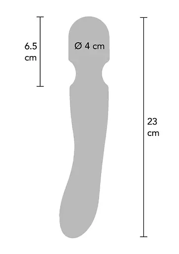 Вібромасажер ToyJoy Zenith, 23 см (чорний) - фото 3