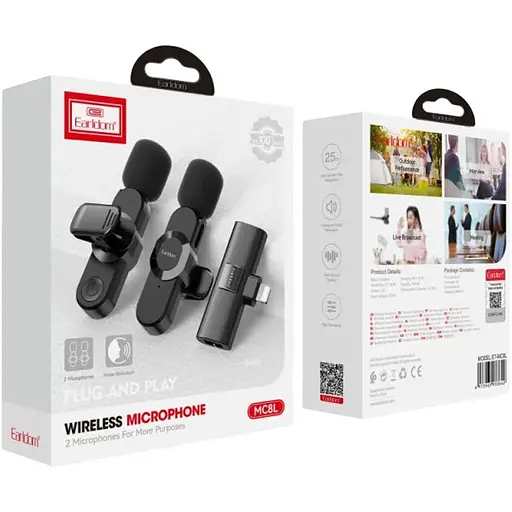 Мікрофонна радіосистема Earldom ET-MC8L Lightning Black [136104] - фото 9