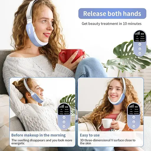 Массажер для лица, подбородок ANLAN V-line - фото 3