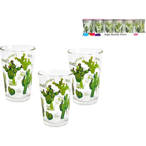 Набор стаканов S&T Кактус 210 мл 6 шт. (945-1) - фото 2