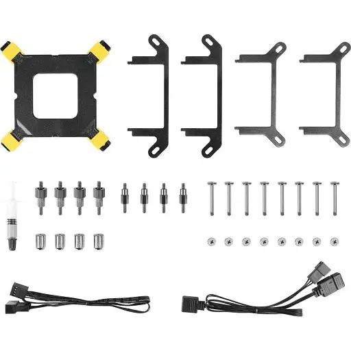 Система водяного охлаждения Azza Pyramid 240 (LCAZ-240Y-ARGB) [143789] - фото 4