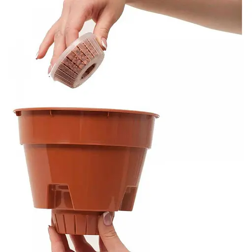 Вазон Santino Latina с картриджем 14.5 л кремовый (2023063) - фото 4