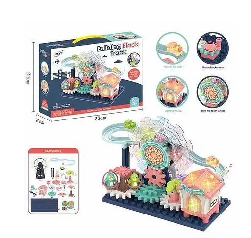 Трек Монтессори со световыми и звуковыми эффектами, 32x8x24 см, 88008 - фото 3