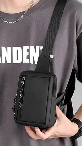 Сумка мужская, слинг из ткани Confident sum0027145 - фото 4