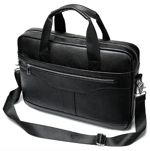 Чоловіча шкіряна сумка Vintage 28х40х7 см sum0012886 - фото 10