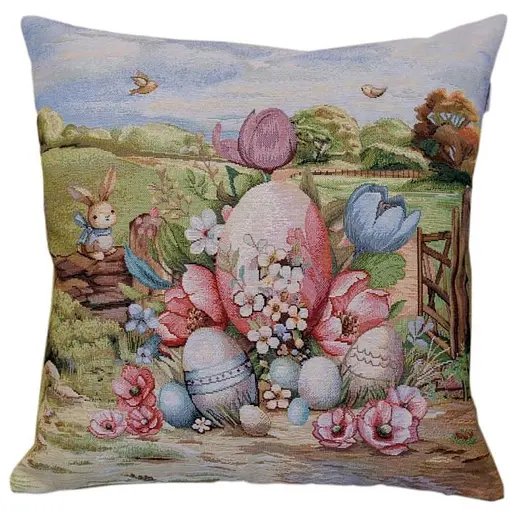 Наволочка Прованс Настроение Яркие писанки гобеленовая 45х45 см (44328) - фото 1