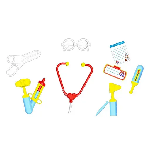 Ігровий набір "Маленький лікар" ТехноК 4012TXK у валізі - фото 3