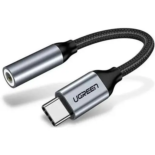 Переходник-адаптер кабель UGREEN av142 Type-C to 3.5 мм 10 см