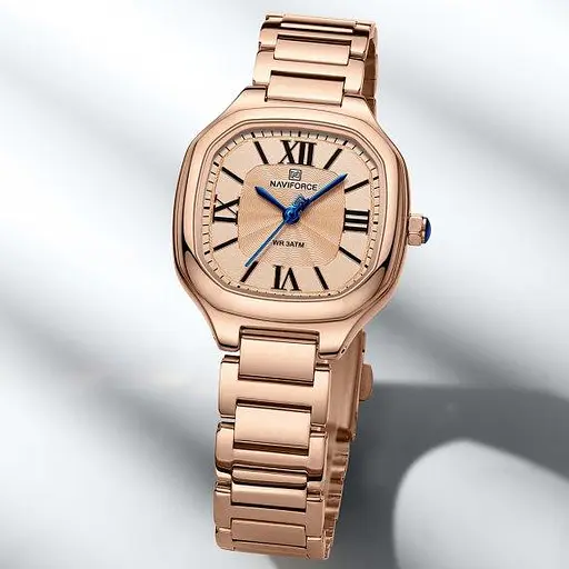 Женские наручные часы Naviforce Carrera (RoseGold) - фото 8