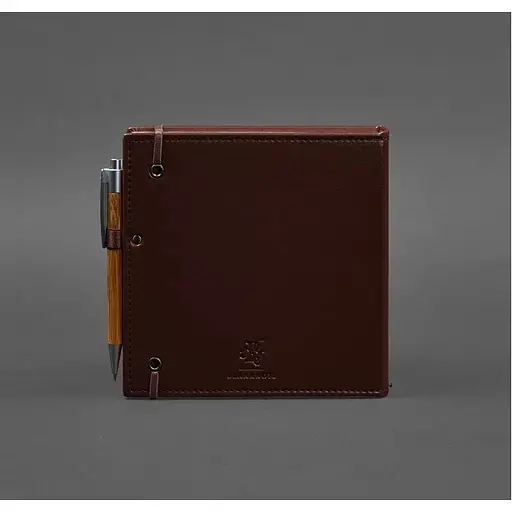 Кук-бук для записи рецептов BlankNote в бордовом обложке - фото 4