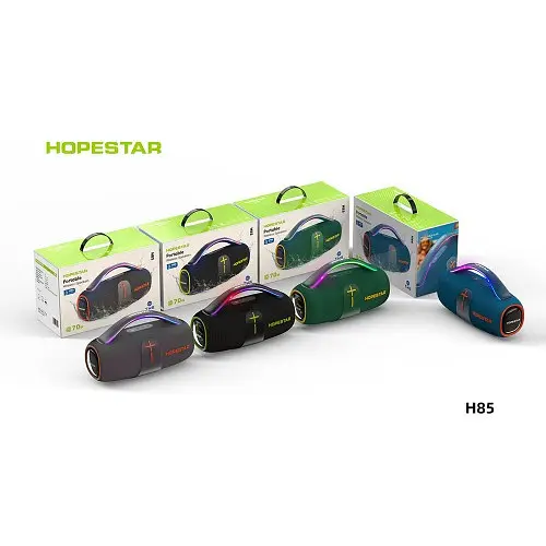 Колонка bluetooth Hopestar H85 зелений - фото 2