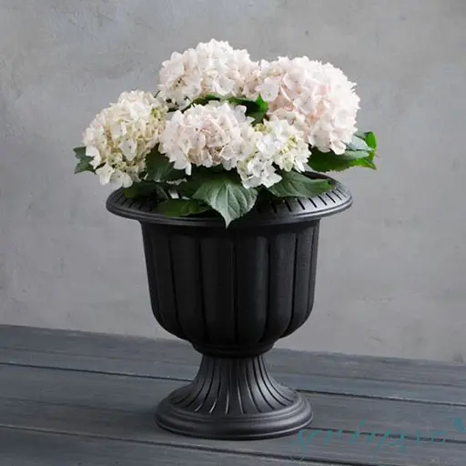 Горщик для квітів Serinova Nergiz 25.3 л антрацитовий (00-00011500) - фото 3