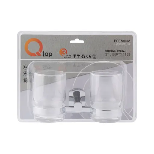Стакан двойной Q-TAP Liberty CRM 1155 - фото 4