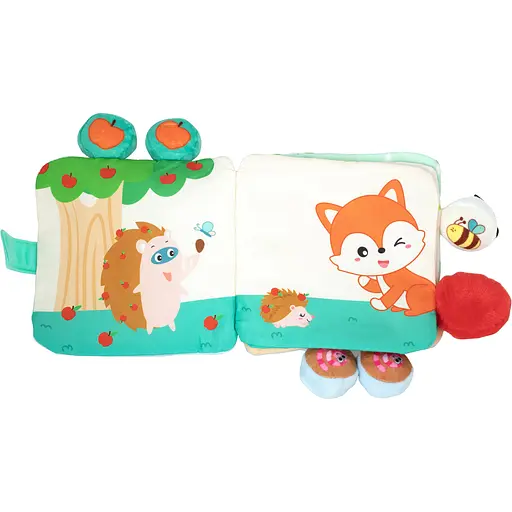 Текстильна іграшка-книжка Baby Team з брязкальцем (8721) - фото 3