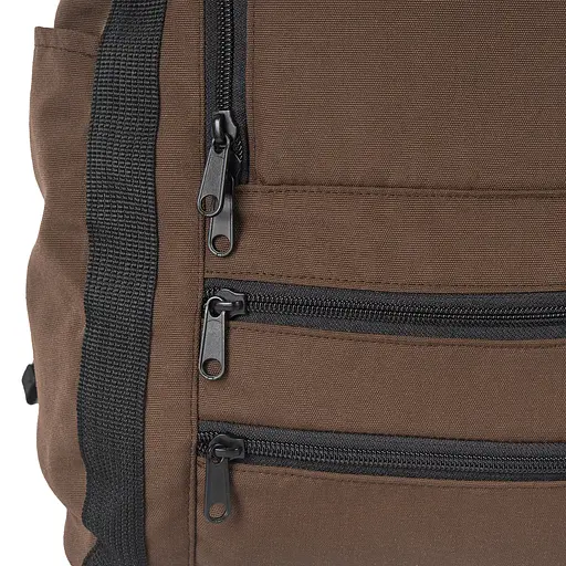 Рюкзак-антивор OOLOO Капля 45х27х14 см, темно-коричневый 2230 - фото 5