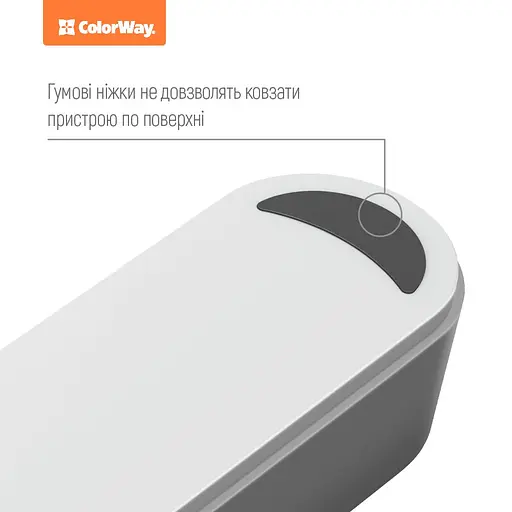 Мережевий фільтр-подовжувач СolorWay 4 розетки/4USB (CW-CHE44W) - фото 7