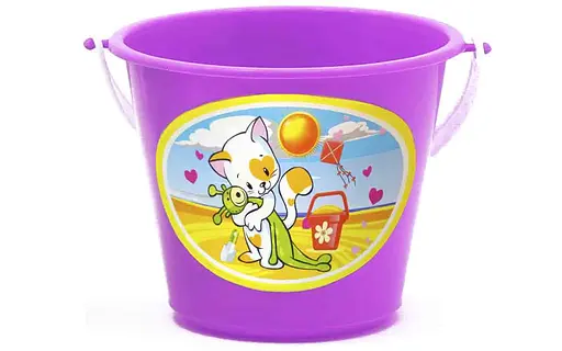 Ведерко детское Клубничка, 1,15 л, Максимус, 5048