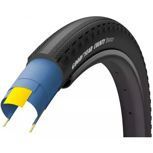 Покрышка GoodYear 700 x 40 40-622 County Tubeless Ready Folding 60 tpi Black (1084-TIR-60-28)