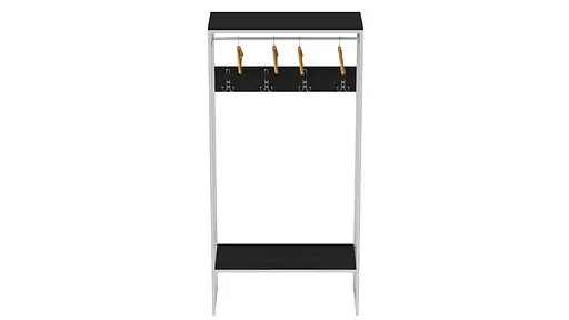 Вішалка модульна підлогова Ferrum-decor Треліс 14 180x90x38 білий ДСП Венге 16мм (FRD-104354) - фото 4