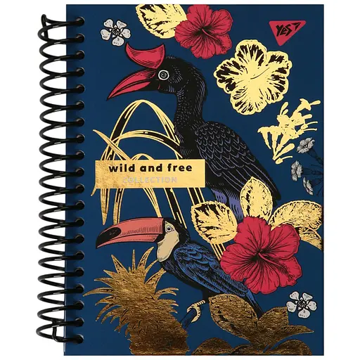 Блокнот Yes Wild and free А6, 64 листа, в клетку (152026)
