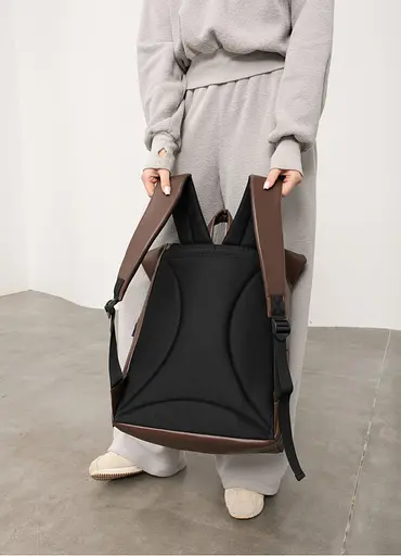 Рюкзак ролл Sambag унисекс RollTop LTT шоколадный 41 x 30 x 16 см (24238020) - фото 6