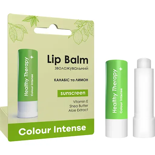 Бальзам для губ Colour Intense Healthy Therapy Увлажняющий 01 Каннабис и Лимон 5 г - фото 2
