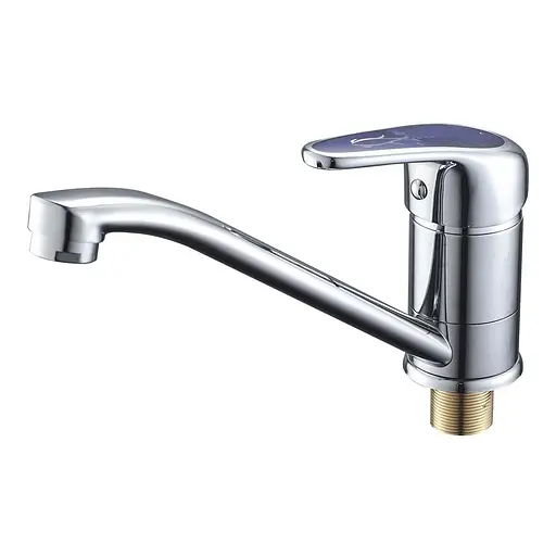 Змішувач для кухні CRON MAGIC 555 синя ручка CR0109 - фото 1