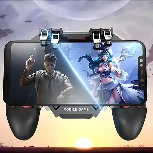 Джойстик для телефону з охолодженням Memo AK77 4000mAh ігровий контролер тригер Black (18536) - фото 8