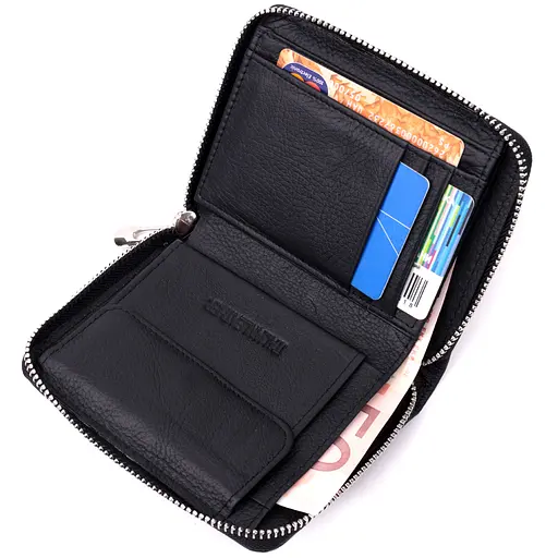 Кожаный женский кошелек ST Leather 12.5х10.2х2 см acs0028397 - фото 3