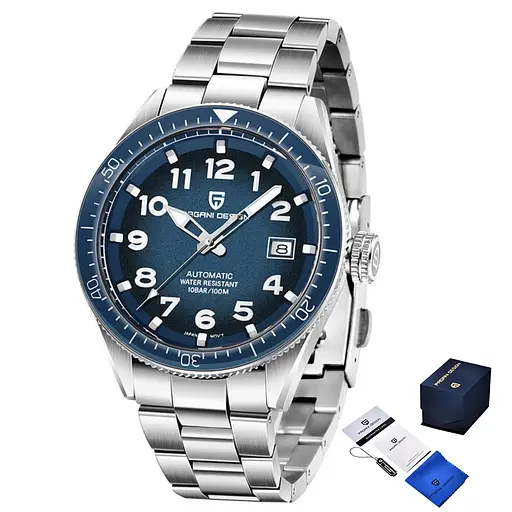 Pagani Design PD-1649 Silver-Blue Metal - фото 1