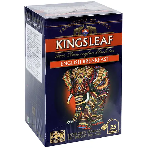 Чай чорний Kingsleaf English Breakfast Horeca 50 г (25 шт. x 2 г)