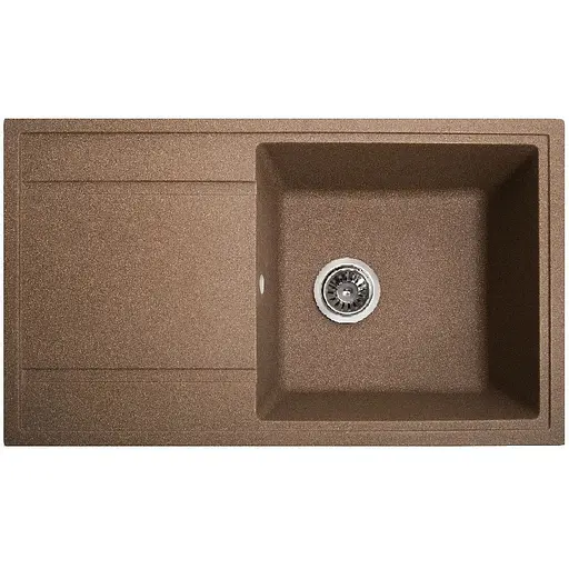 Гранітна кухонна мийка Romzha Jorum 86 Teracota (701) з крилом - фото 1