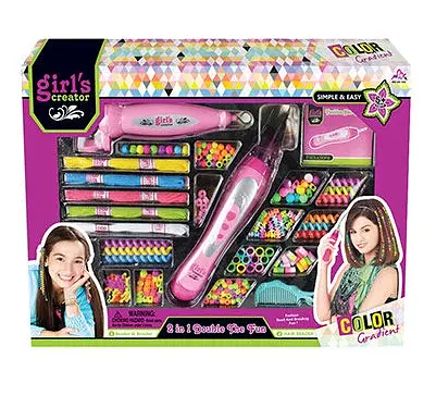 Набір для плетіння кісок "Girl's creator" MBK 207 A, в коробці (6975751402073) - фото 2