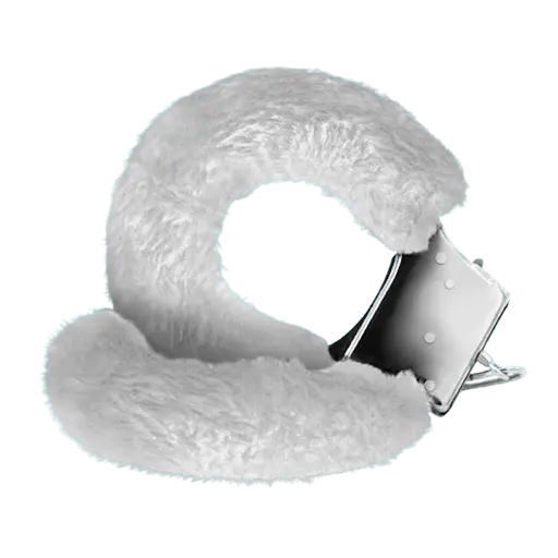 Наручники Crushious Love Cuffs Furry (білий)