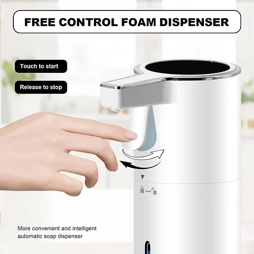 HMJIA Напівавтоматичний дозатор мила із сенсорною панеллю 400 мл IPX5 - фото 4