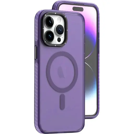 Чехол-накладка DK для Apple iPhone 12 Pro Max MagSafe Composite Matte (deep purple)