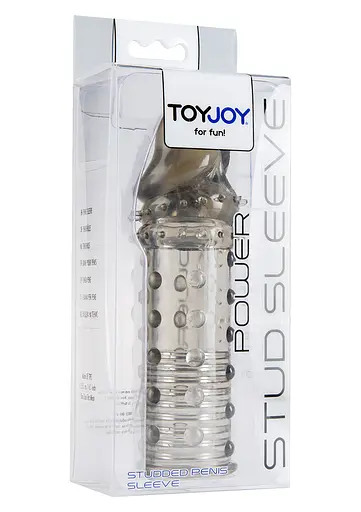 Насадка на пенис Toy Joy Power Stud Sleeve 15 см серый - фото 2