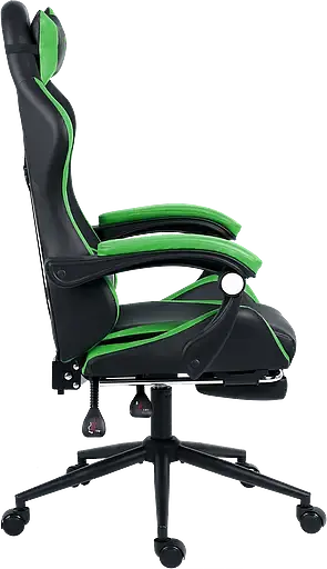Геймерское кресло GT Racer черное с зеленым (X-2323 Black/Green) - фото 3