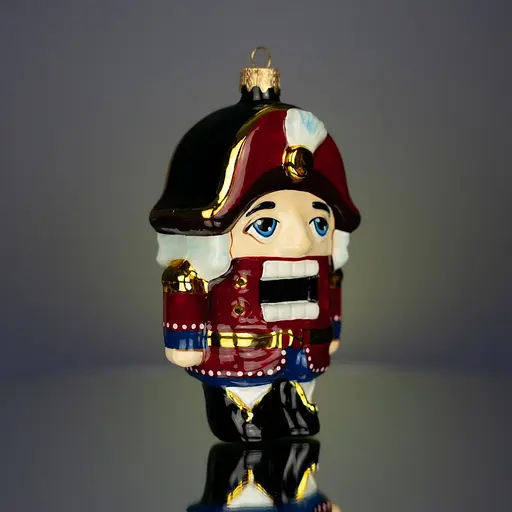 Ялинкова прикраса Різдвяні історії Лускунчик скло (4820001046083) - фото 3